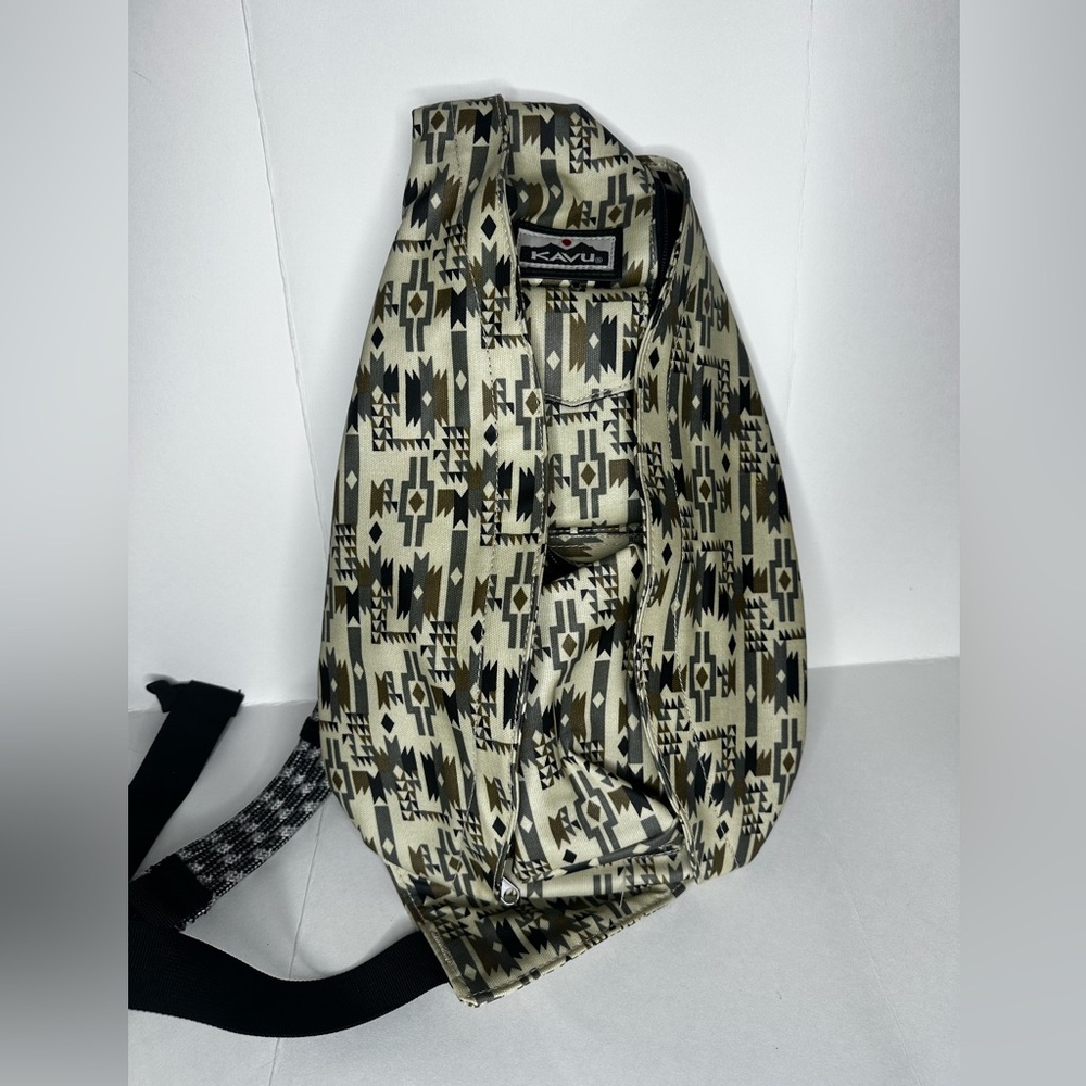 KAVU Crossbody Rope Sling Bag Backpack Tribal Hiking Camping NEW W/O Tags